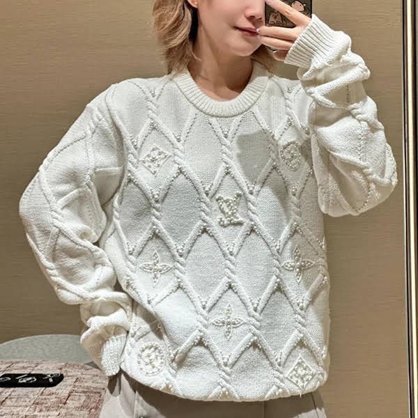 おすすめルイヴィトン 並行輸入品 ウール プルオーバー セーター 1AGJUX